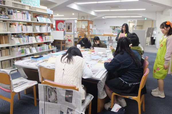 ブックカバー制作体験