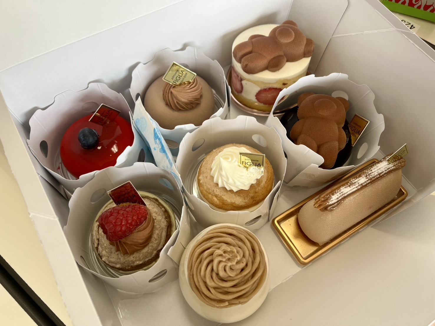 オーキャン担当の教員からお疲れ様のケーキ