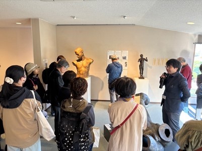 ■梅村学芸員による「記念館解説ツアー