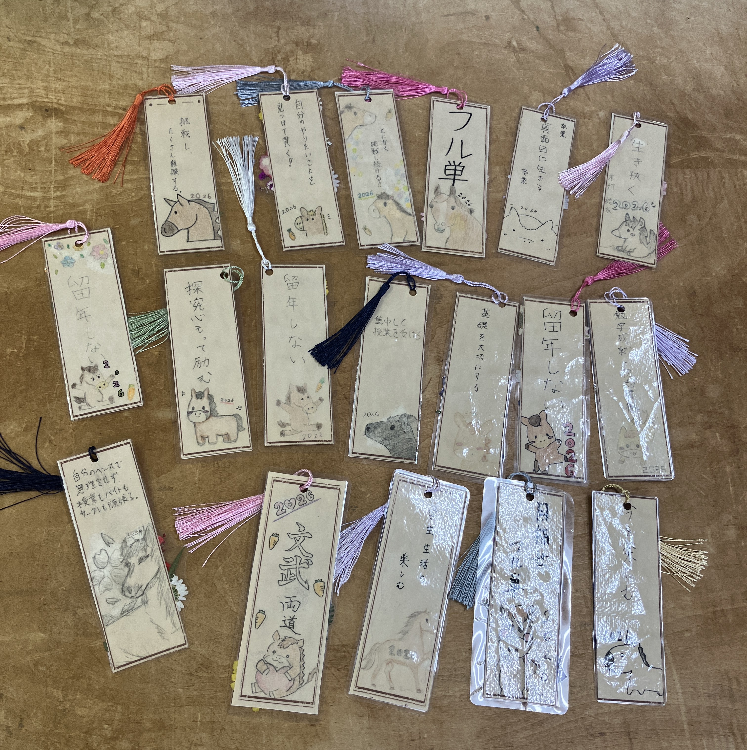 表面は１年次の目標と