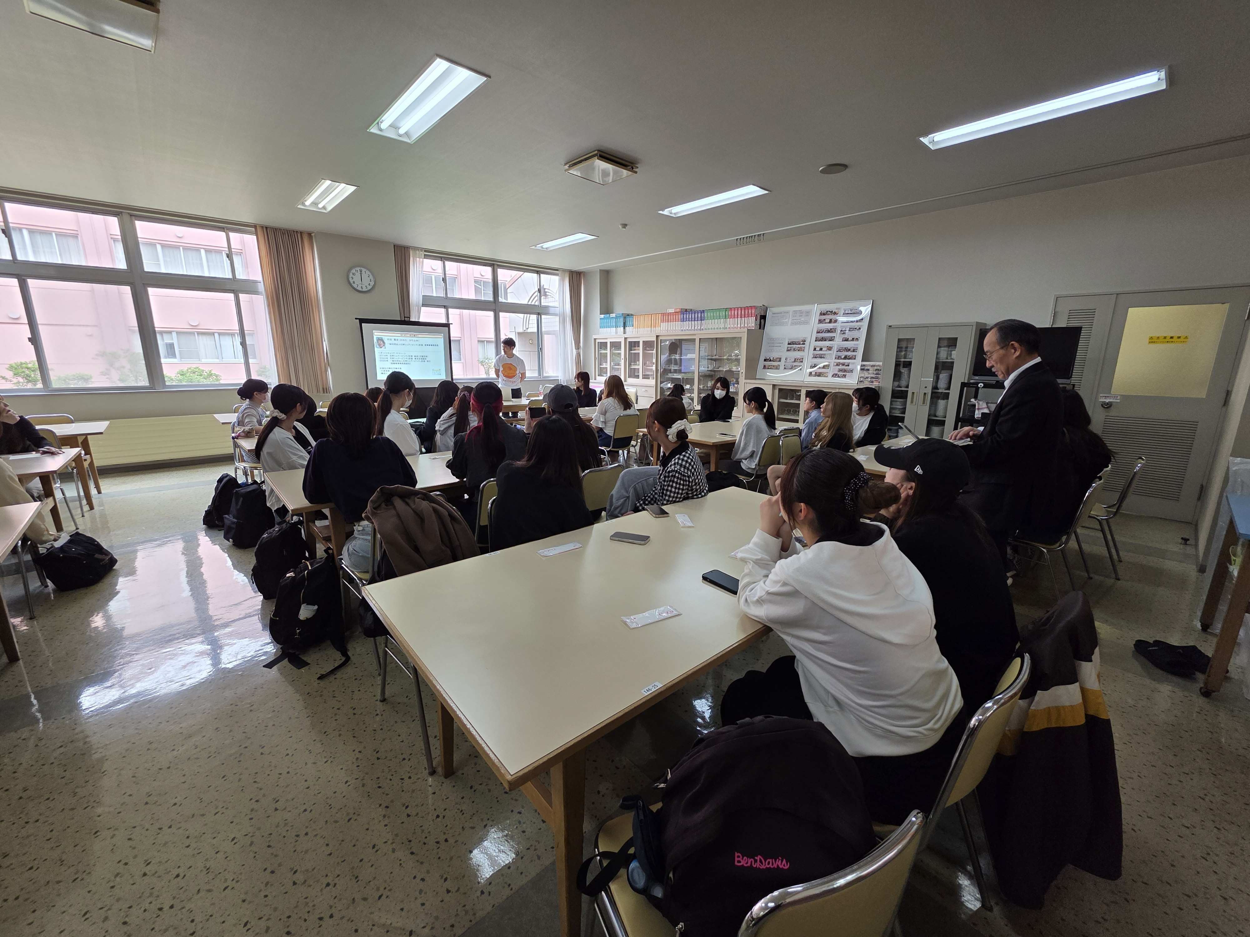 河田様から、石狩鍋について説明を受けます